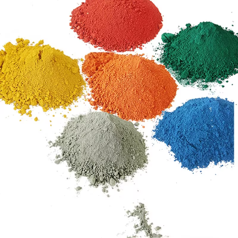 Pigment en poudre de ciment coloré
