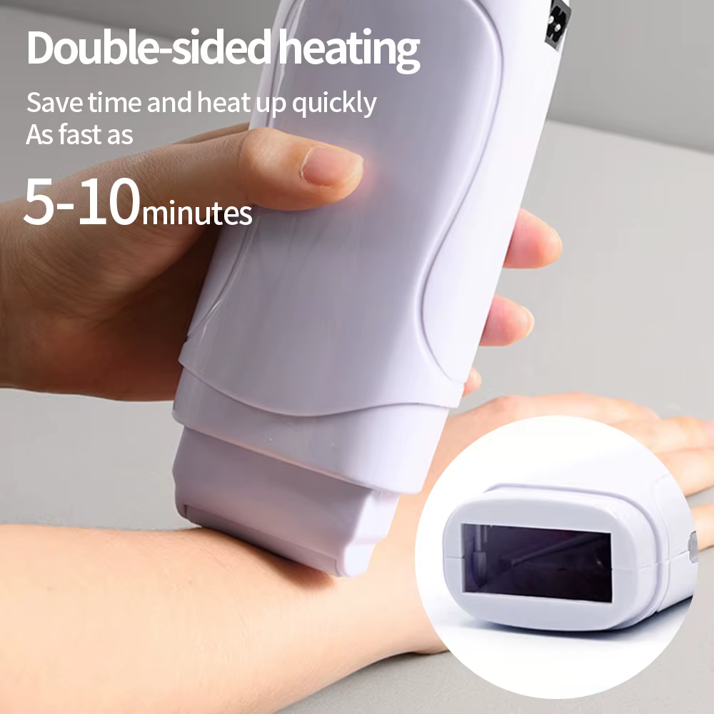Chauffe-cire portable pour épilation à la cire roll-on Épilation à la cire en rouleau portable Chauffe-cire pour femmes et hommes