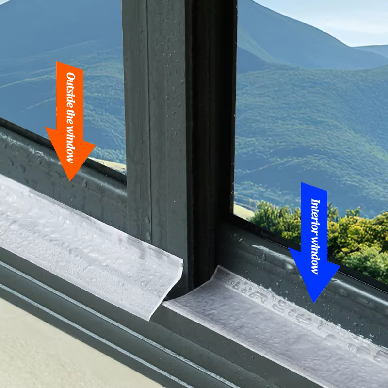Bande d'étanchéité transparente imperméable