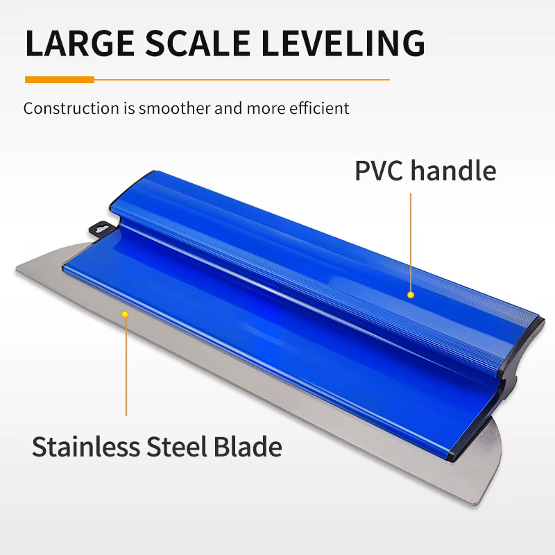 Spatule de finition pour plaques de plâtre 40/60/80 cm – Outil flexible pour le lissage des murs