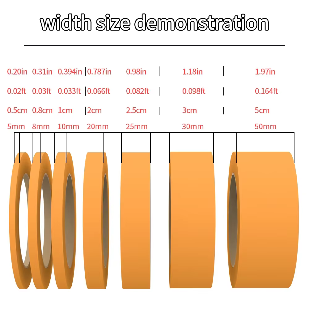Bandes de masquage marron pour peintres
