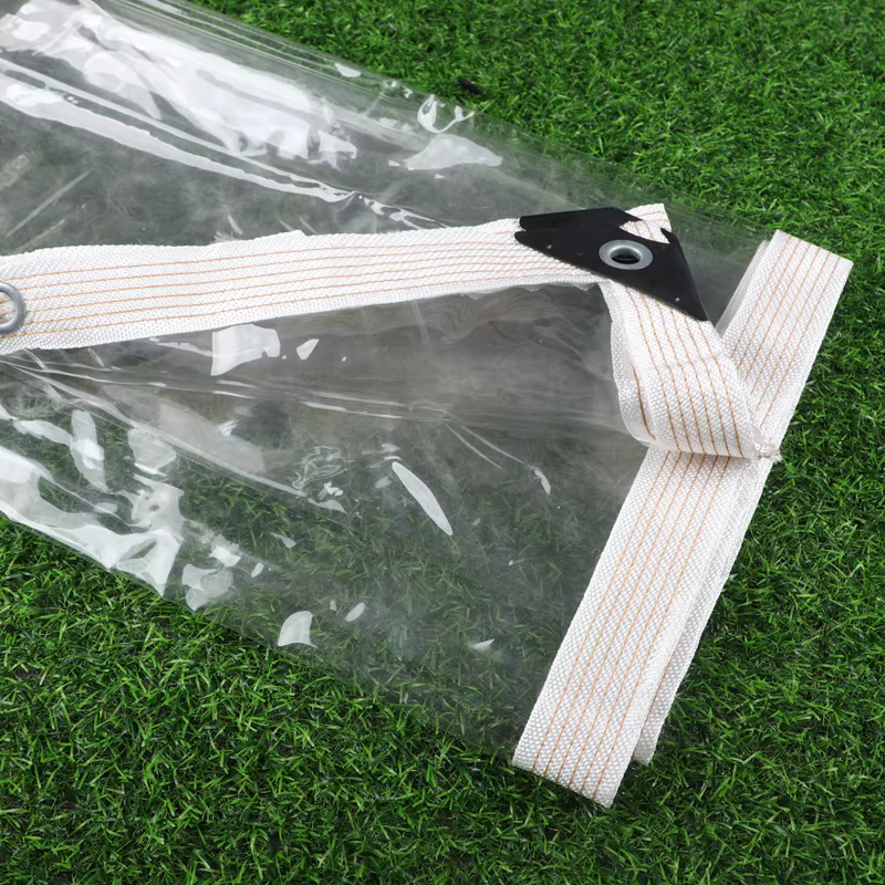 Bâche transparente imperméable en PVC personnalisée