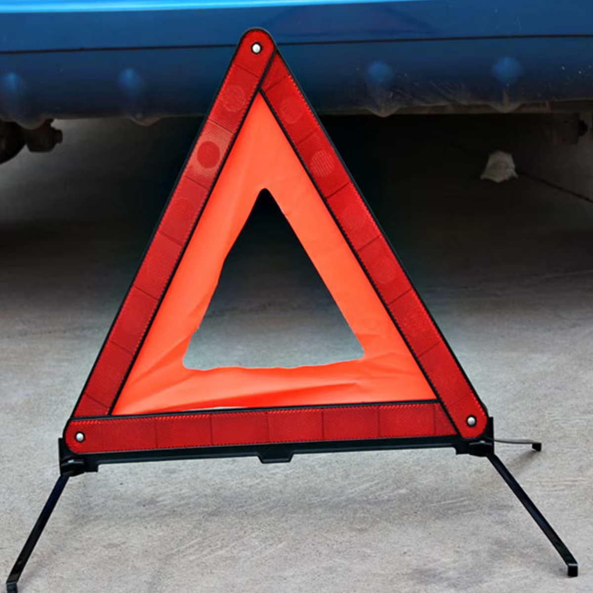Triangle de coulée d'iode pliable pour les urgences de sécurité, véhicule de route, voiture