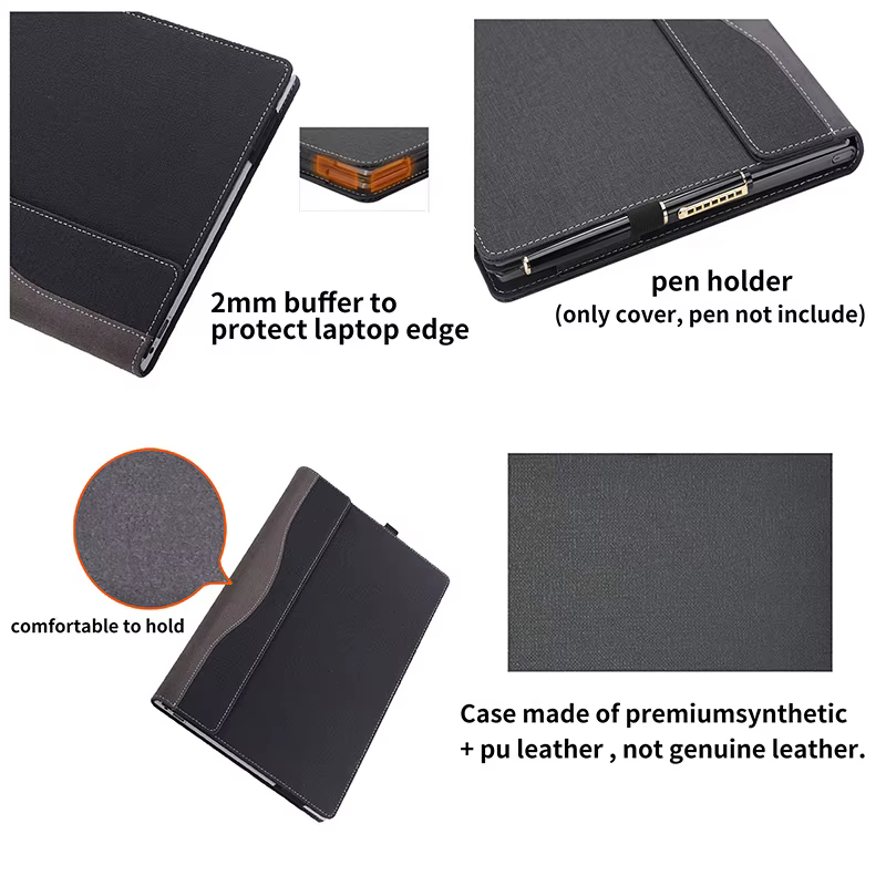 Housse de protection pour ordinateur portable Dell Pro 13 Plus PB13250 / PB13255, 13 pouces, coque stylet, cadeaux