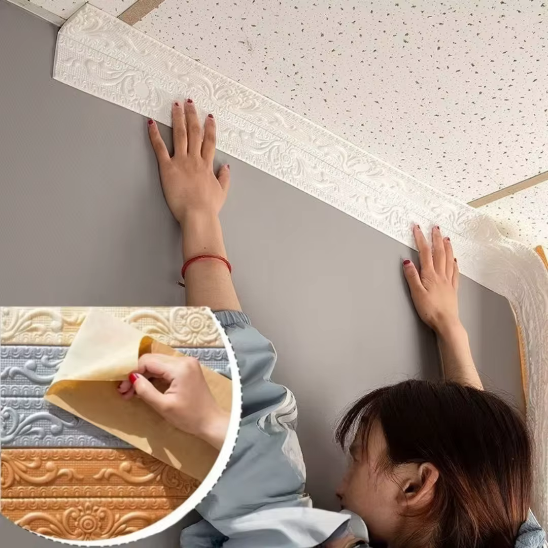 1 Rouleau de Bande Décorative pour Plafond