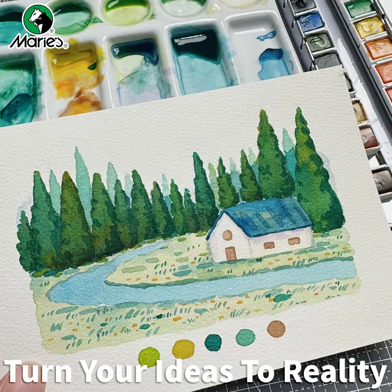 Pinceau de voyage pour aquarelle Marie's
