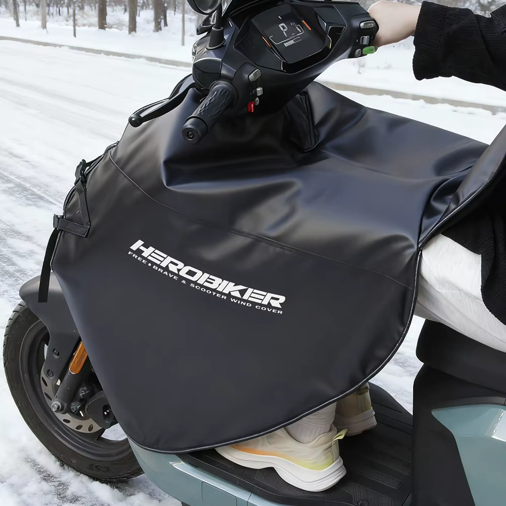 Couvre-jambes de moto hiver coupe-vent et chaud couverture de moto neige équitation cavalier Protection des jambes Protection des genoux coupe-vent