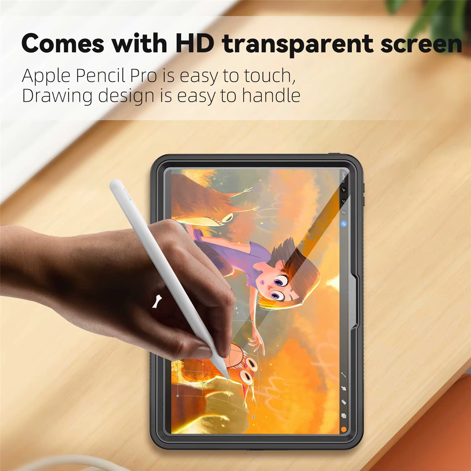 Étui pour tablette étanche 360, pour iPad Pro 13 M5 2025 Pro 11 M4 2024, tout compris, Anti-poussière, Protection Anti-chute, couverture transparente
