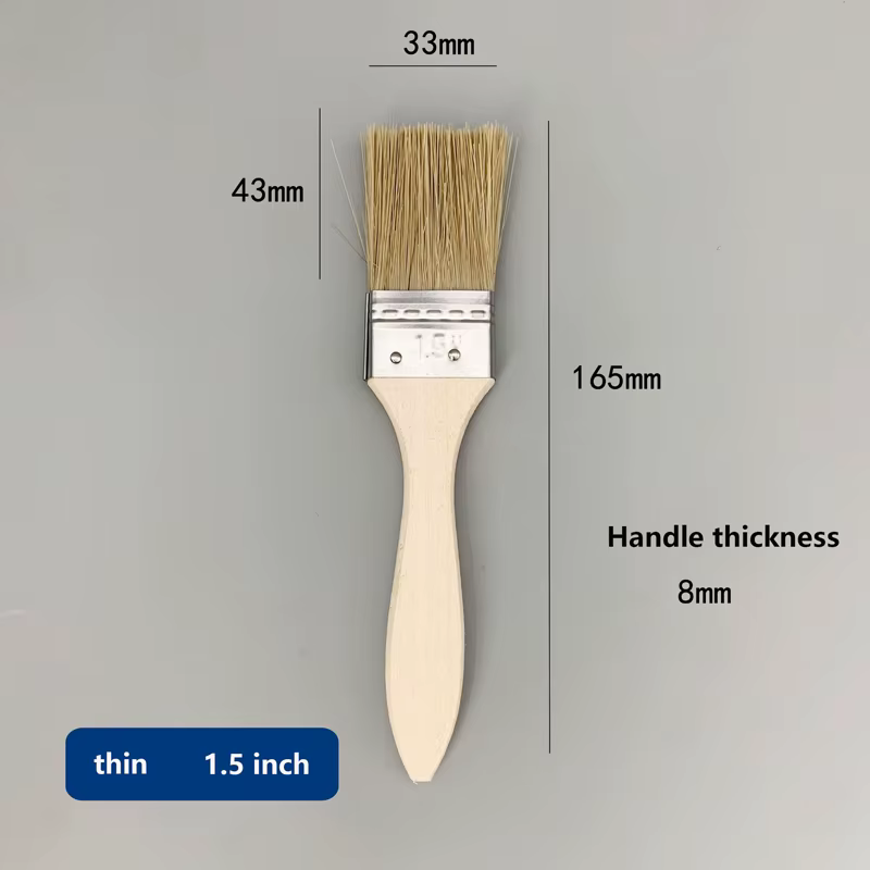 Les pinceaux à manche épais