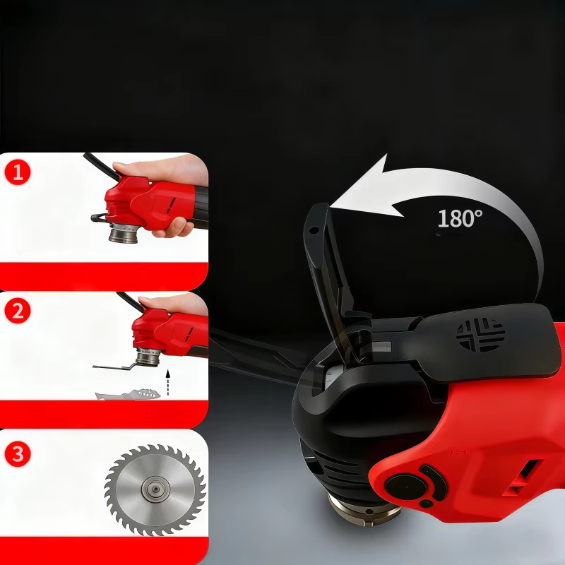 Scie électrique oscillante multifonction sans fil et sans balais avec fonction de coupe/ébavurage/taillage pour batterie Milwaukee M18