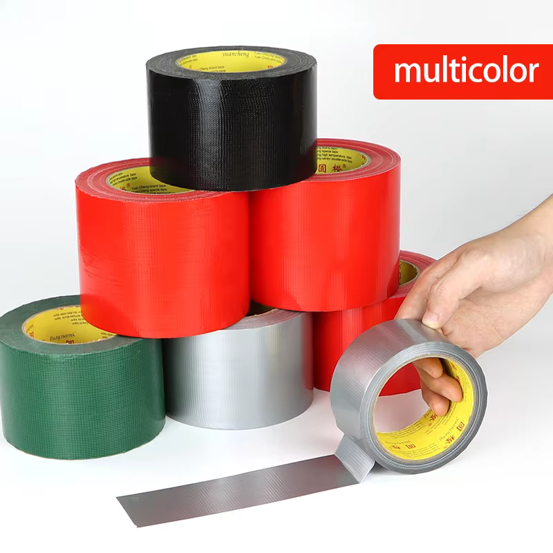 Rouleau de ruban adhésif en tissu Super collant argenté