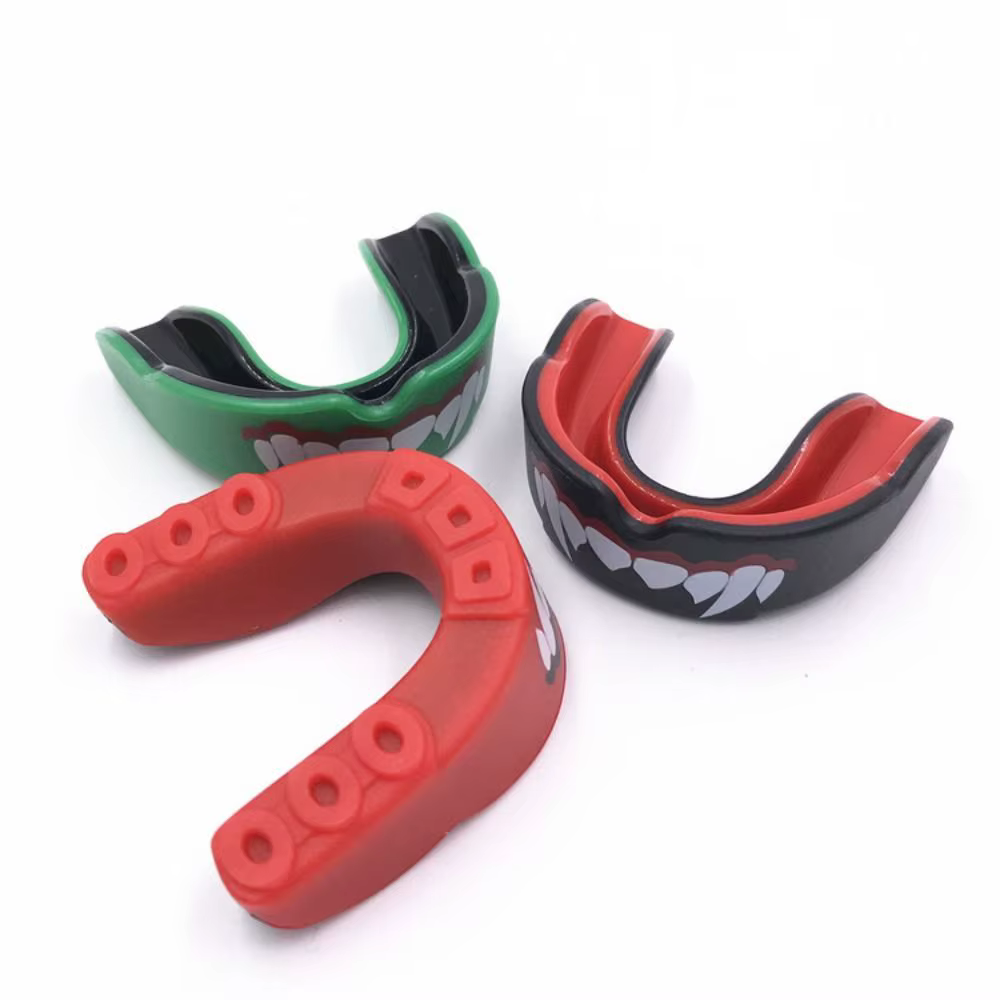 Protège-dents de boxe avec étui pour adultes, protège-dents, protège-dents, sport professionnel, MMA, Muay Thai, entraînement, protection des dents, gastronomie