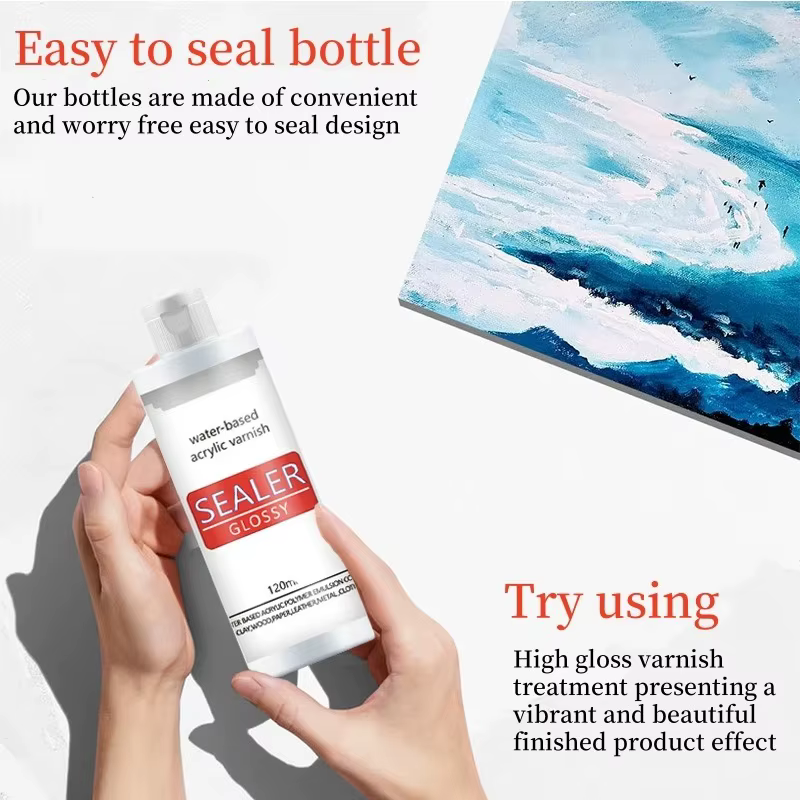 Revêtement de finition d'huile à base d'eau