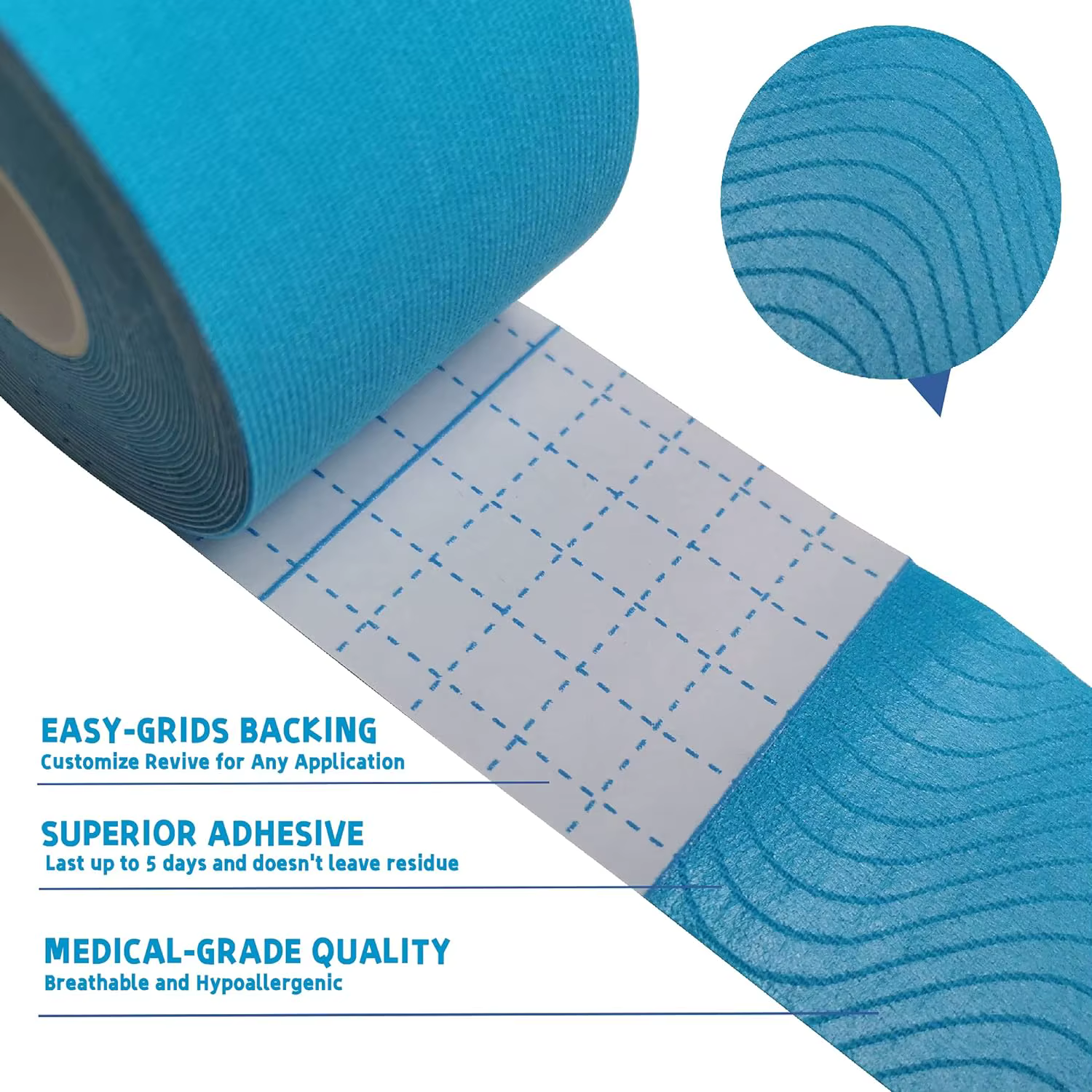 Bande autocollante de kinésiologie imperméable pour sport, Bandage athlétique, protection de récupération musculaire, cerclage, soulagement de la douleur, Tennis, gymnastique