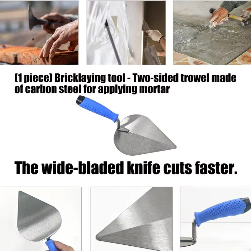 Truelle plâtrage béton en acier carbone