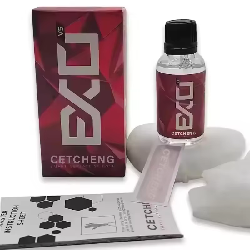EXO Ultra Durable Hydrophobic Coating v5 Protégez votre peinture Ajoutez de la brillance Repousse les contaminants Résiste aux produits chimiques Éliminez les impuretés