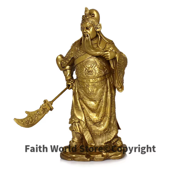 Statue de Talisman en bronze, grand # boutique à domicile, Protection efficace, attraction d'argent, dieu de la richesse, arts martiaux, guan gong, Guandi