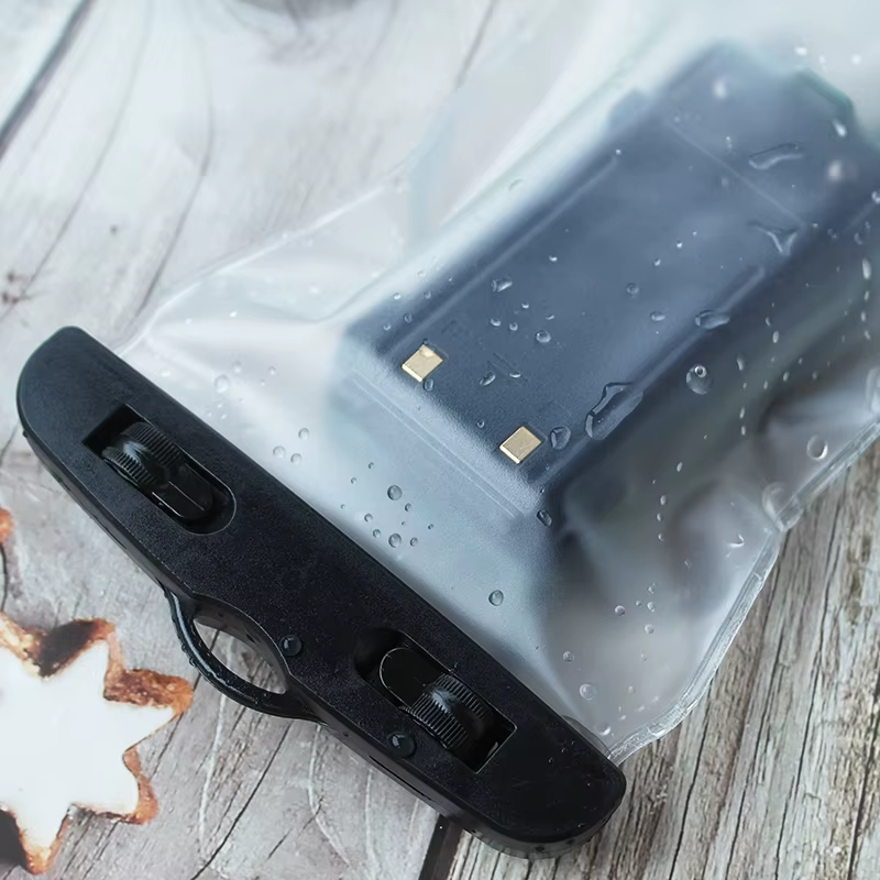 Baofeng talkie-walkie Quansheng sac sec extérieur Pack sac résistance à l'eau housse de Protection pour téléphone portable pochette étui étanche