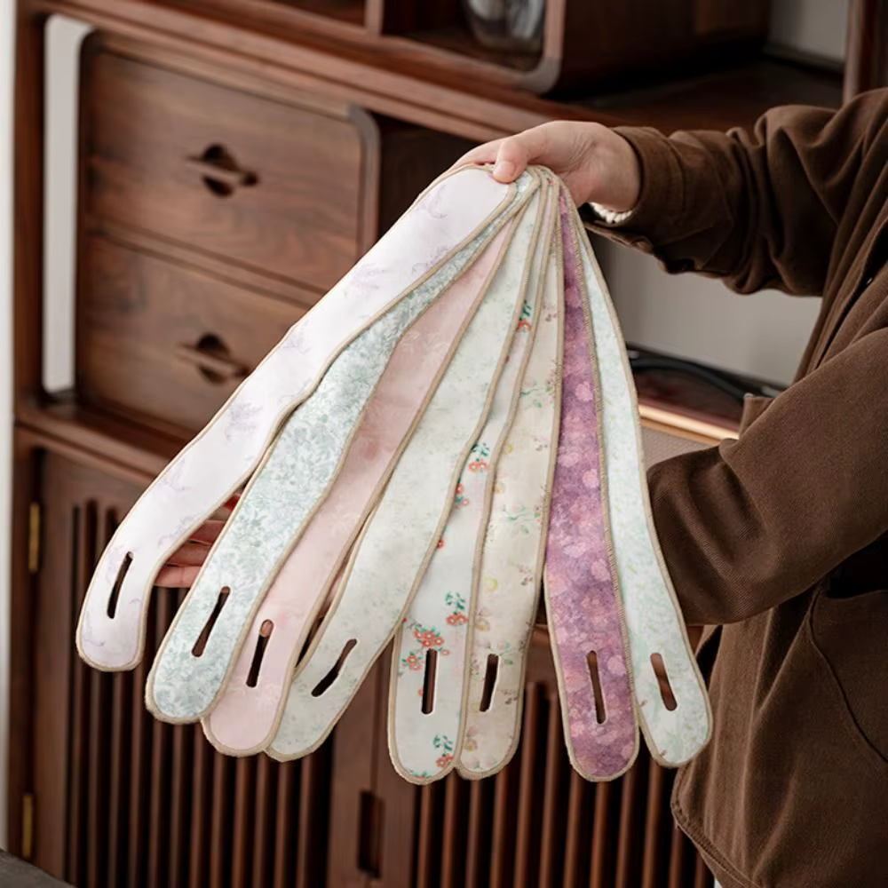 Housse de protection pour service à thé, anti-choc et anti-chute, en tissu, style chinois, accessoires de thé, protection