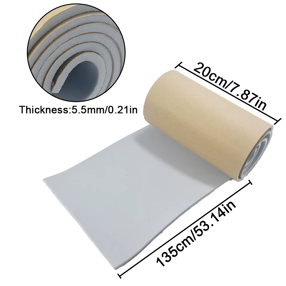 Bande anti-collision autocollante, protection en mousse pour mur de garage, 5,5 mm d'épaisseur, pour la protection des coins des meubles de garage, 20x135 cm