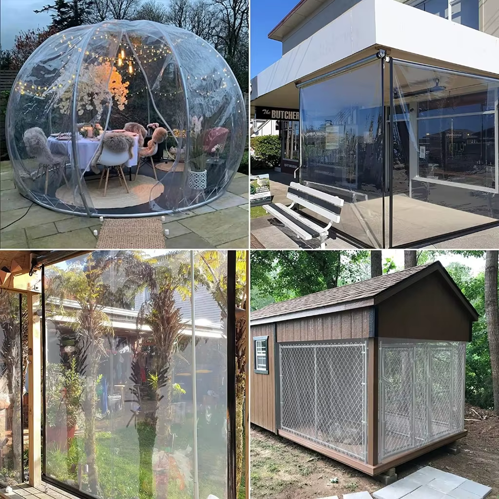 Bâche transparente en PE épaisse