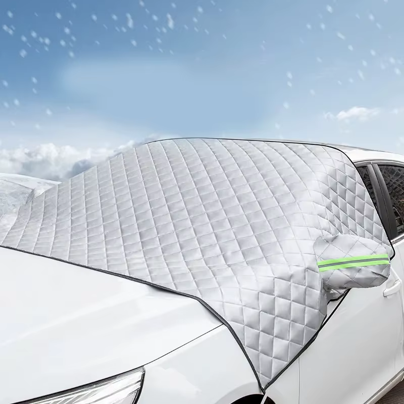 Housse de protection hivernale pour pare-brise de voiture, pare-soleil, protection contre le gel et le soleil, anti-givre, pour pare-brise avant