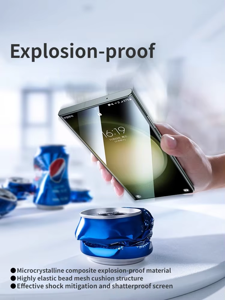Protecteur d'écran microcristallin SmartDevil pour Samsung S26 S23 Ultra S22 Ultra, film souple entièrement collé, couverture complète, anti-poussière
